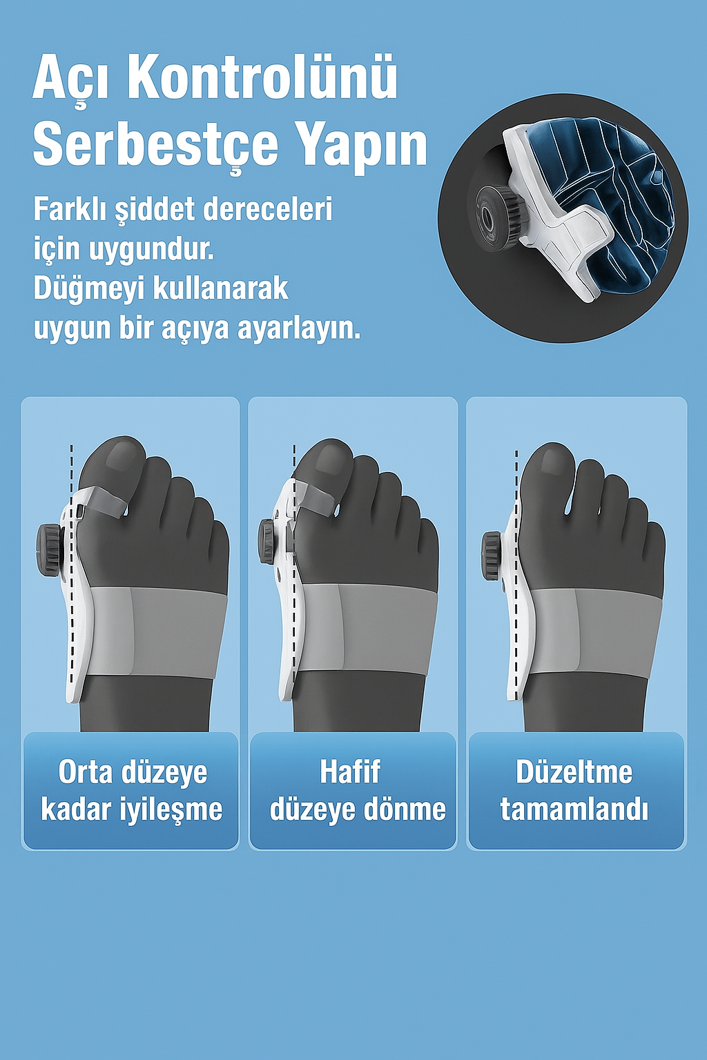 Toe-X® Halluks Valgus Ateli